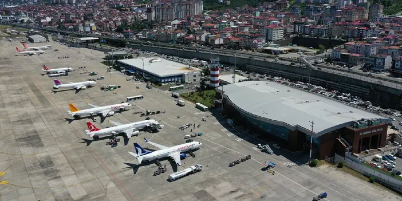 Trabzon Havalimanı 2023'te uçtu! Birçok noktayı geride bıraktı