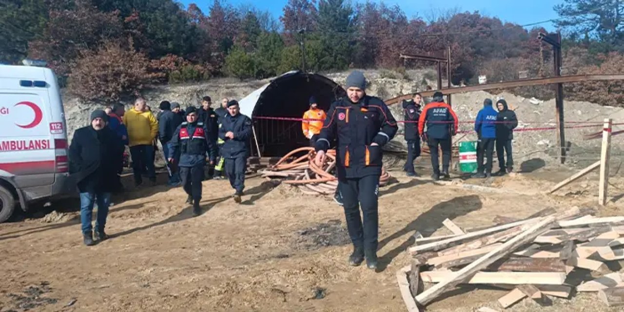 Kütahya'da maden ocağı çöktü! 1 işçi göçük altında kaldı