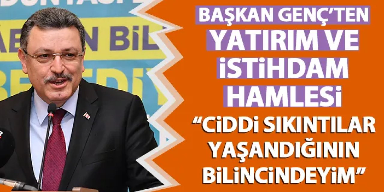 AK Parti Trabzon Büyükşehir Belediye Başkan adayı Ahmet Metin Genç'ten yatırım ve istihdam hamlesi