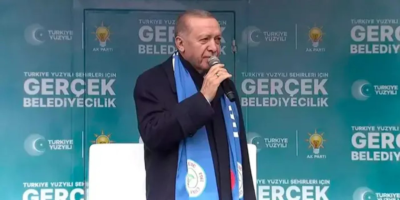 Cumhurbaşkanı Erdoğan Rize'de konuştu "Sokaklarımızı terörize etmeye kalktılar"