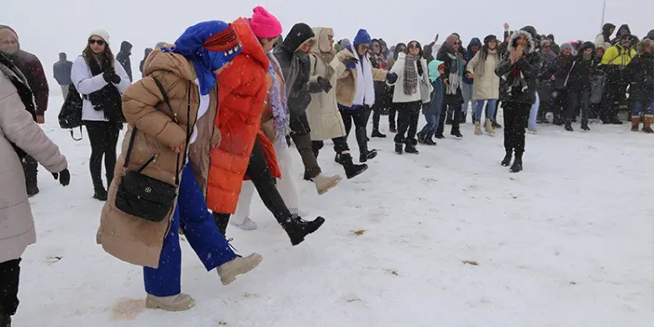 Kümbet Yaylası'nda kar festivali düzenlendi