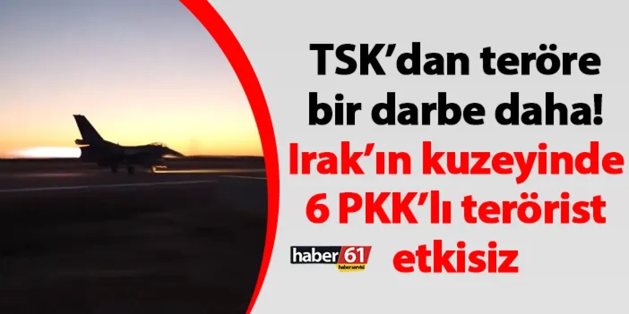 TSK’dan teröre bir darbe daha! Irak’ın kuzeyinde 6 PKK’lı terörist etkisiz