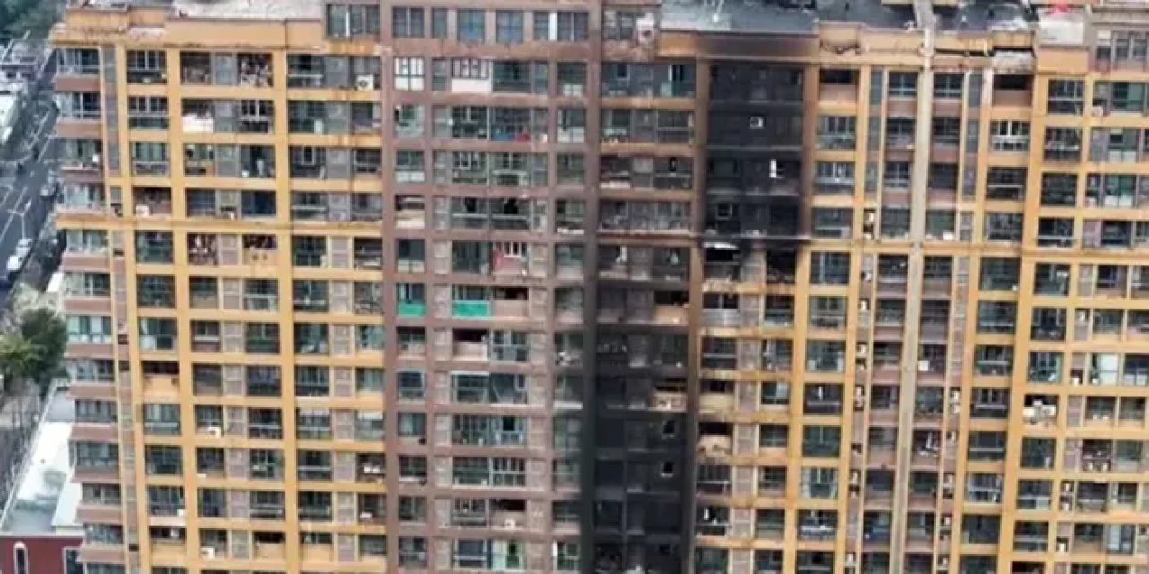 Çin'de bir gökdelende yangın! 15 kişi öldü
