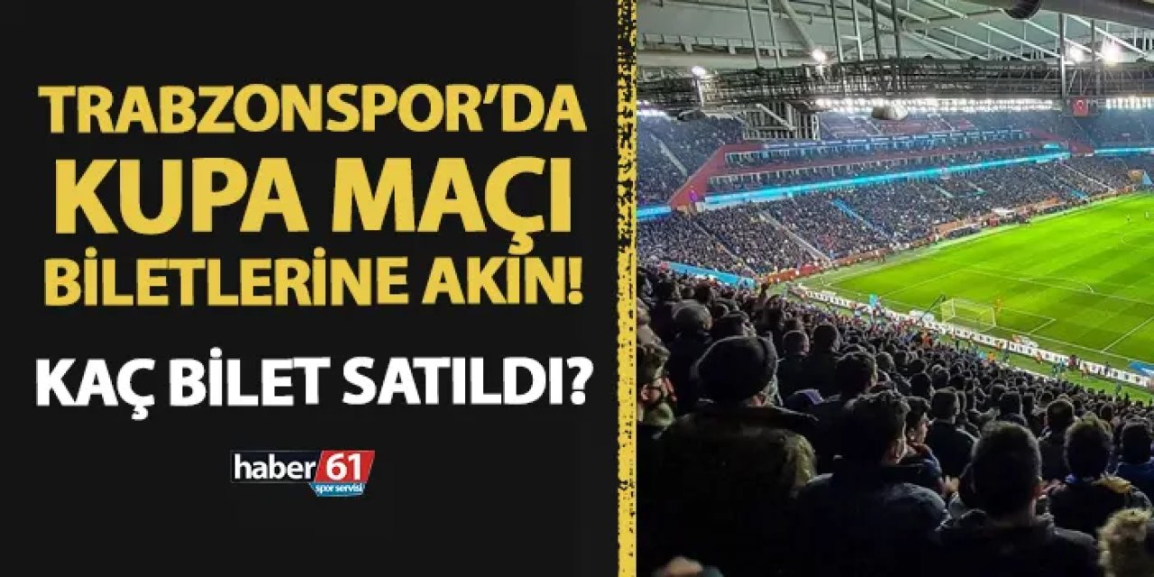 Trabzonspor taraftarından Başakşehir maçına yoğun ilgi! Kaç bilet satıldı?