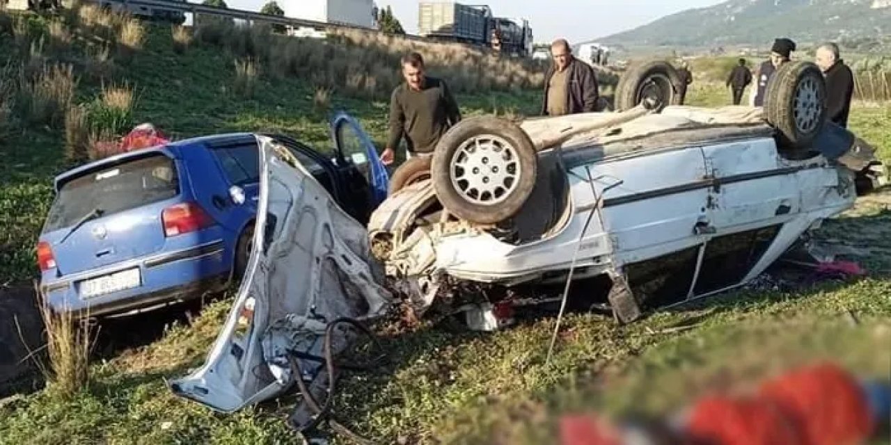 Adana'da feci kaza: 2 ölü, 4 yaralı