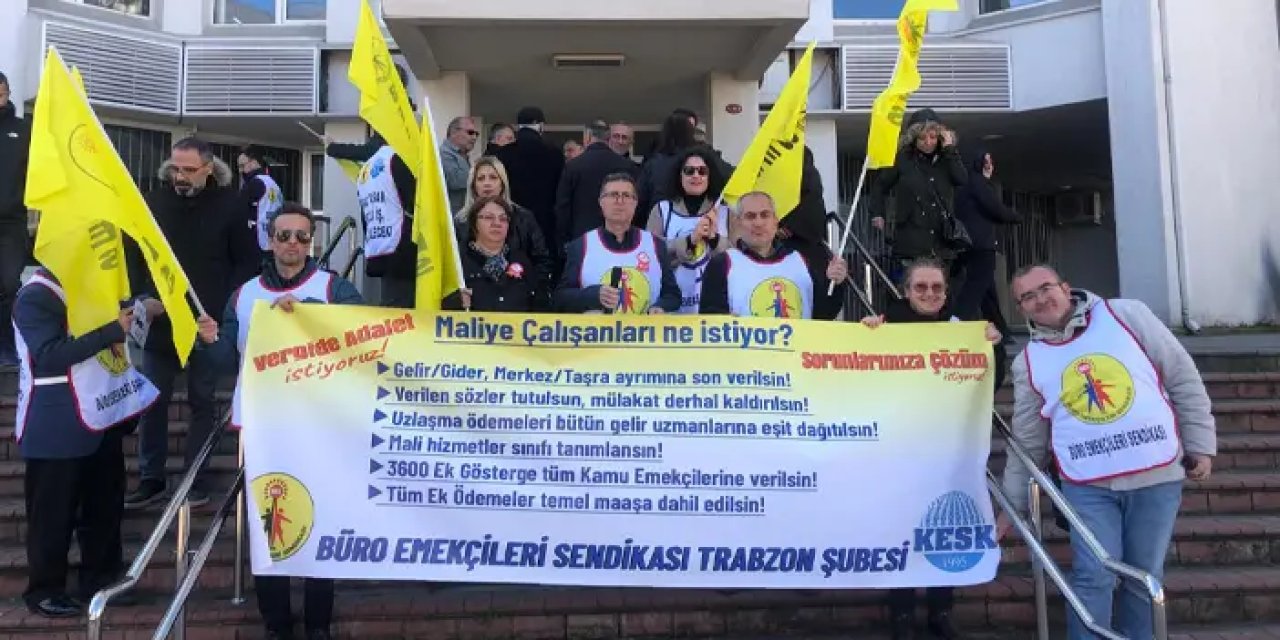 BES Trabzon Şubesi: "Vergide adalet, sorunlarımıza çözüm istiyoruz"