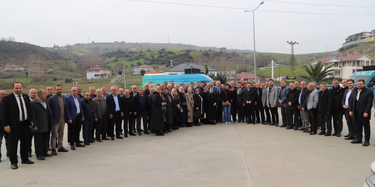 Cumhur İttifakı Samsun Büyükşehir Belediye Başkan adayı Doğan 19 Mayıs ilçesini ziyaret