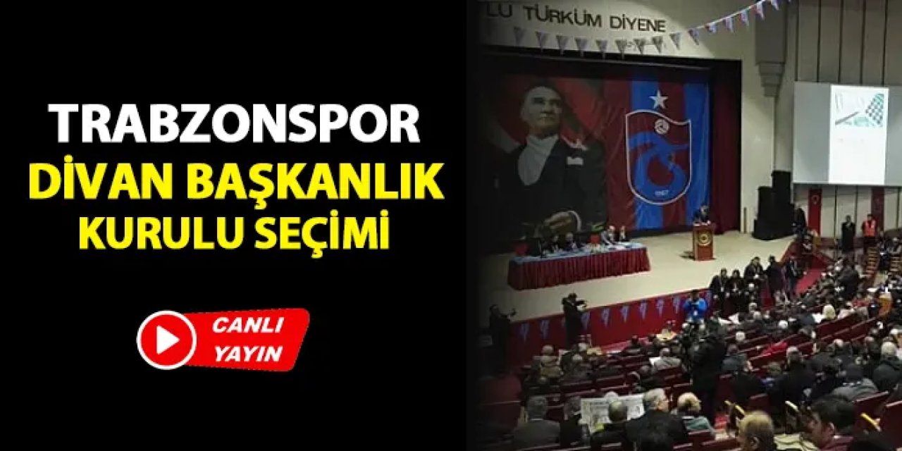 Trabzonspor'da seçim tamamlandı: Divan Kurulu Başkanı Mahmut Ören oldu