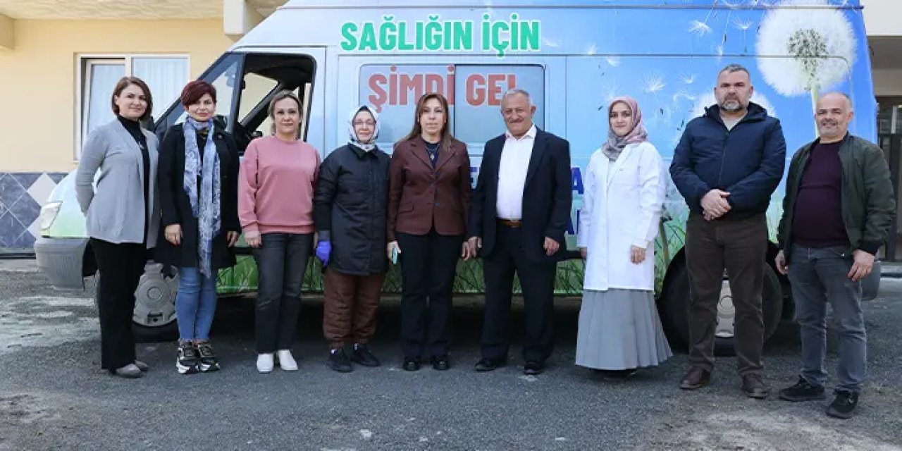 Samsun'da mobil araçlarla kanser taraması yapılıyor