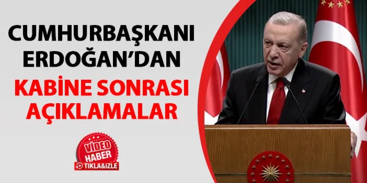 Cumhurbaşkanı Erdoğan kabine sonrası konuştu: "Türkiye tarihi ekonomik dönüşümden geçiyor"