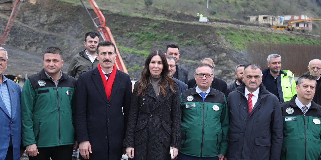 AK Parti Genel Başkan Yardımcısı Karaaslan Samsun'da baraj inşaatını inceledi