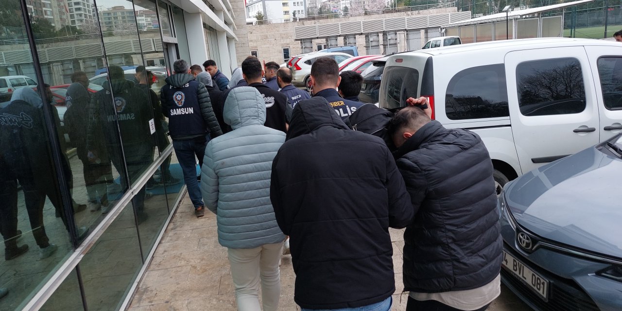 Samsun merkezli Sahte kripto para dolandırıcılığı operasyonu! 7 tutuklu