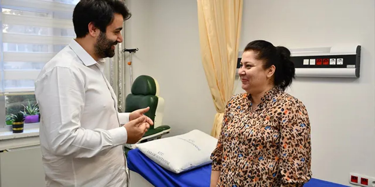 Nevşehir'den geldi! KTÜ Farabi Hastanesi'nde sağlığına kavuştu