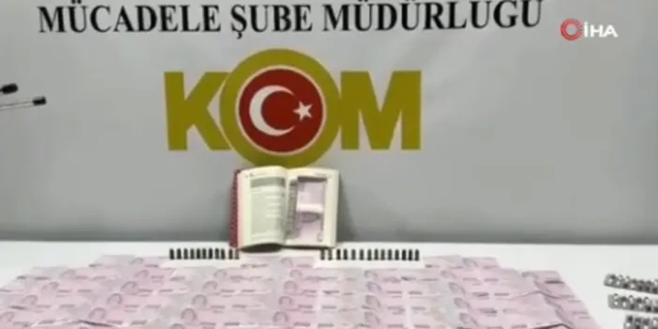 Samsun'da sahte paraları kitap arasına saklamışlar! 2 kişi gözaltına alındı.