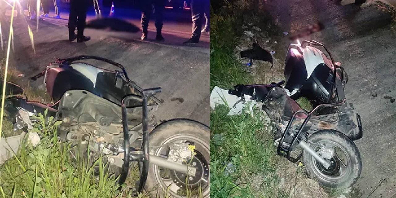 Muğla'da 16 yaşındaki motosiklet sürücüsü yayaya çarptı! Yaya hayatını kaybetti