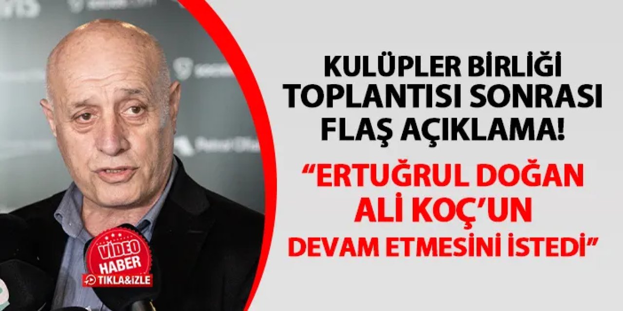 İstanbulspor Başkanı açıkladı! "Trabzonspor Başkanı Doğan, Ali Koç'un devam etmesini istedi"