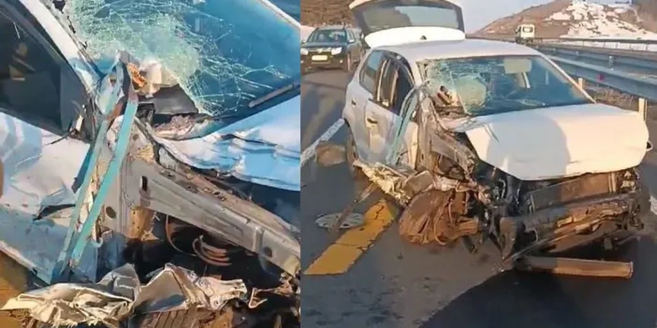 Ardahan'da at arabasıyla otomobil çarpıştı: 3 yaralı