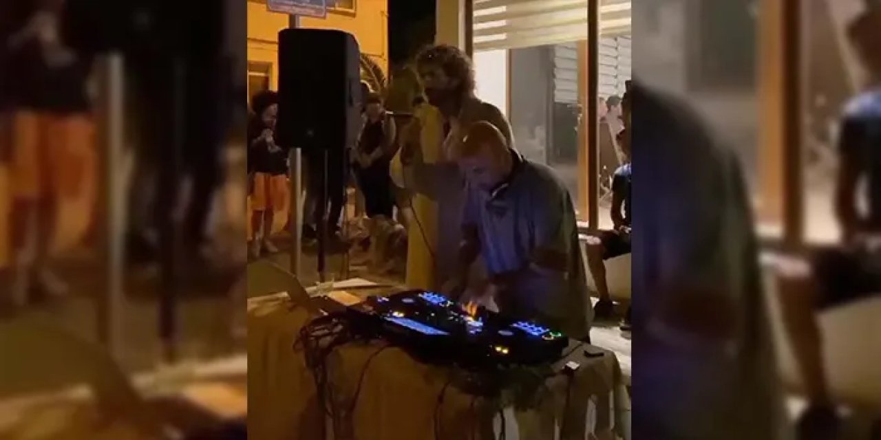 Muğla'da yeni muhtardan DJ'li kutlama partisi