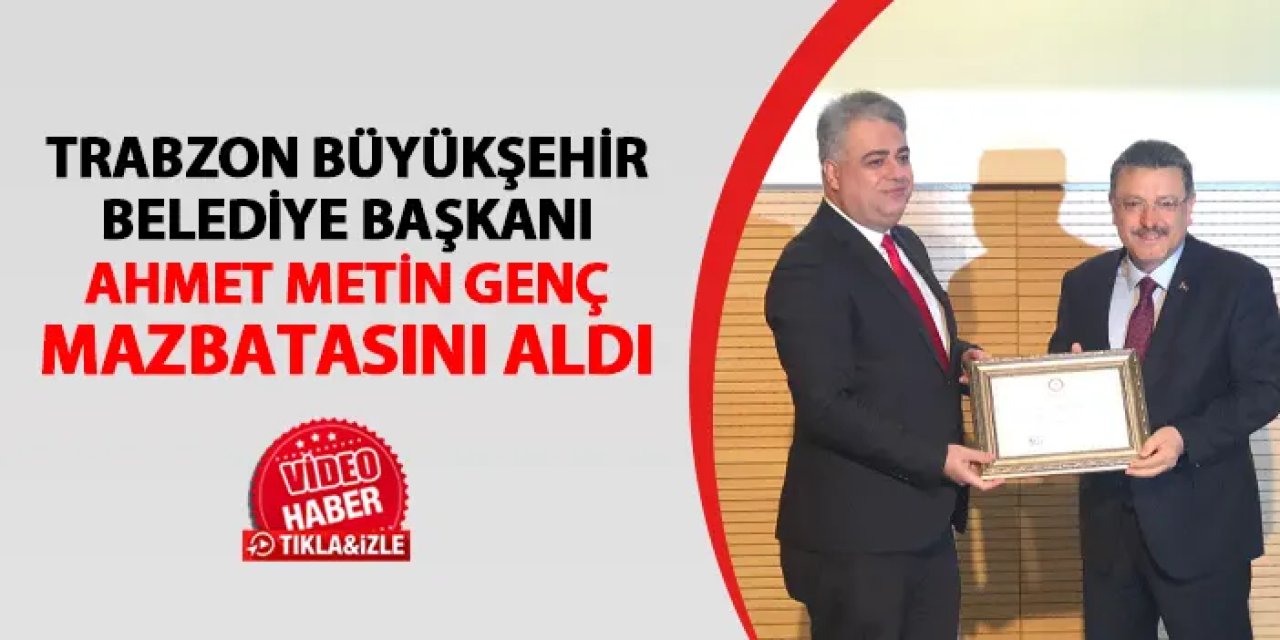 Ahmet Metin Genç mazbatasını aldı