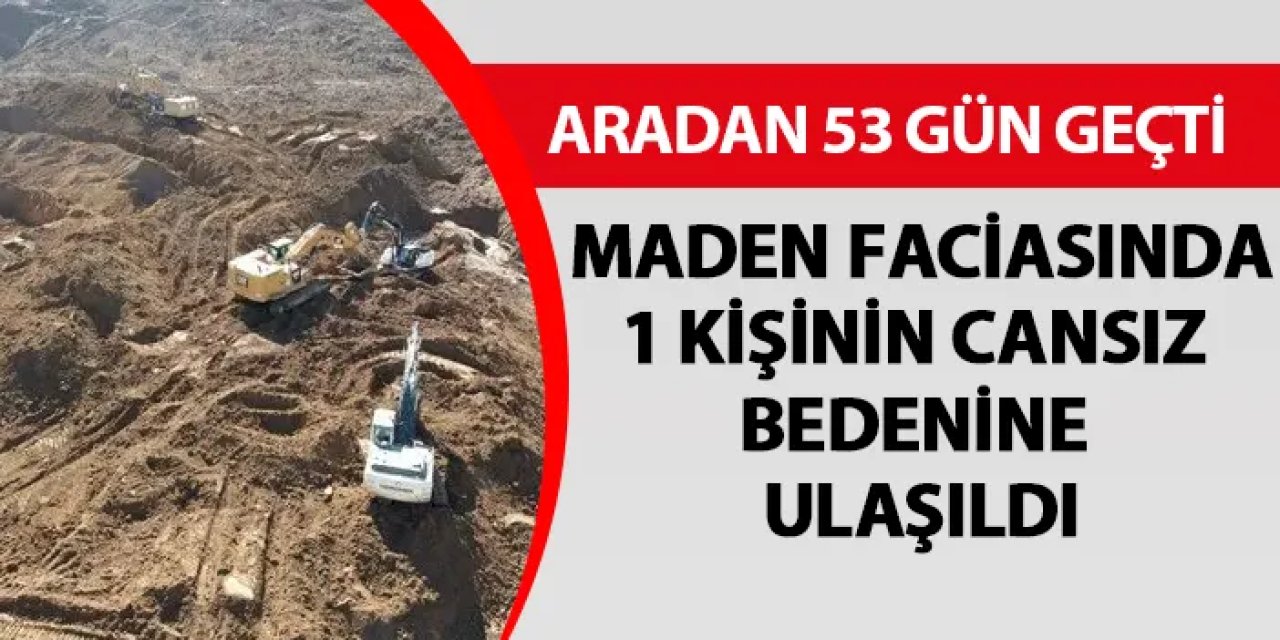 Erzincan'daki maden faciası: Bir işçinin cansız bedenine ulaşıldı