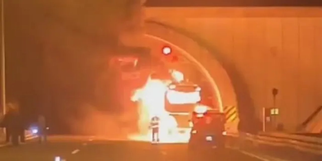 Yolcu otobüsü alev alev yandı! 16 kişi hastanelik oldu
