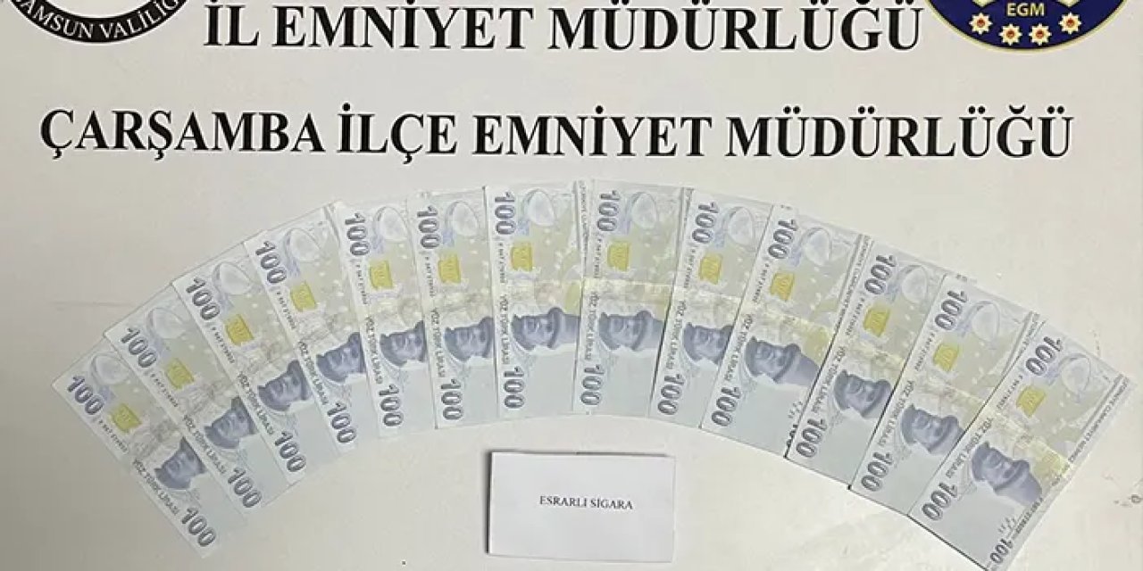 Samsun'da sahte para ile alışveriş yapan kişi yakalandı