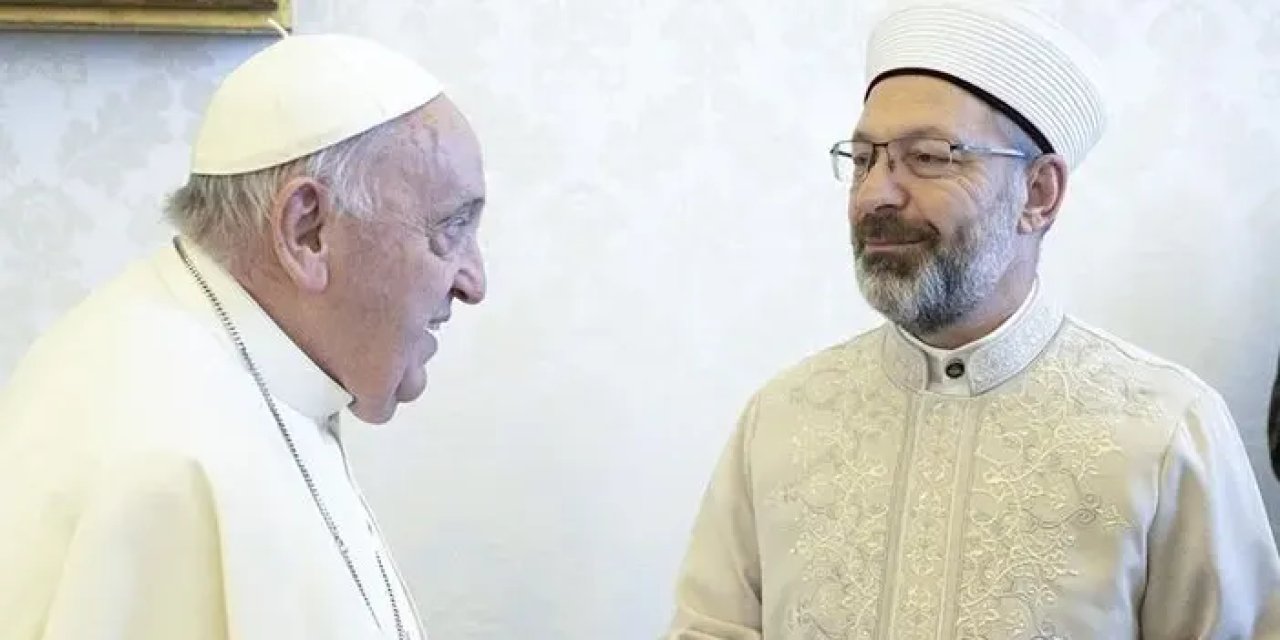Prof. Dr. Ali Erbaş, Vatikan'da Papa Franciscus ile Görüştü: Erdoğan'ın Barış Çabalarına Övgü
