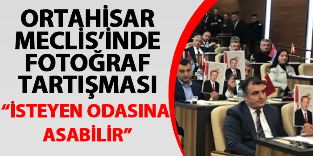 Ortahisar Belediye Başkanı Ahmet Kaya'dan Cumhurbaşkanı Erdoğan'ın fotoğrafı açıklaması! "İsteyen odasına asabilir"