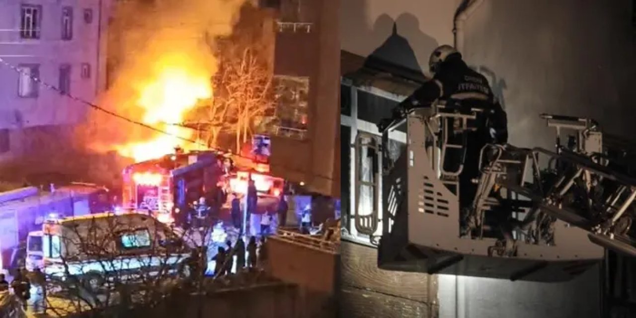 Ordu'da 3 katlı binada yangın! 13 kişi tahliye edildi