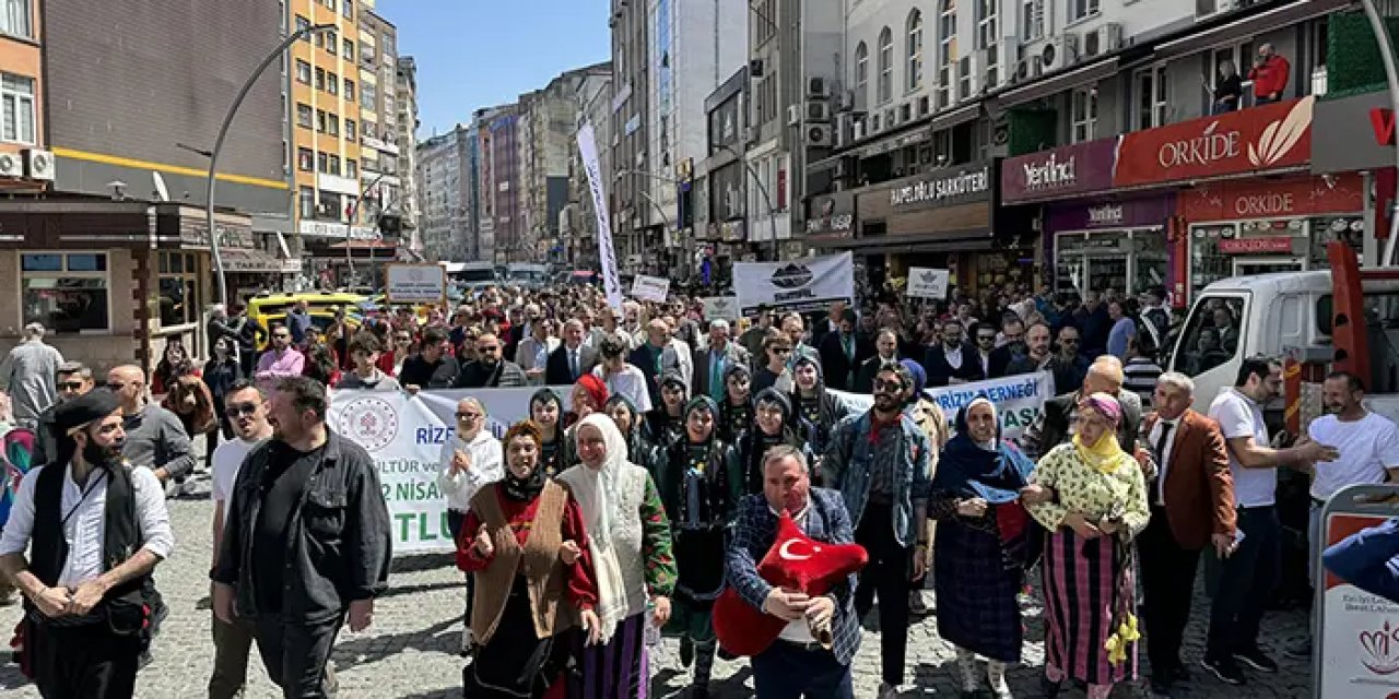 Rize'de 'Turizm Haftası' yürüyüşü yapıldı