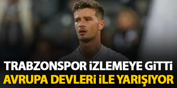 Trabzonspor onu izlemeye gitti! Orta saha transferinde Avrupa devleri rakip