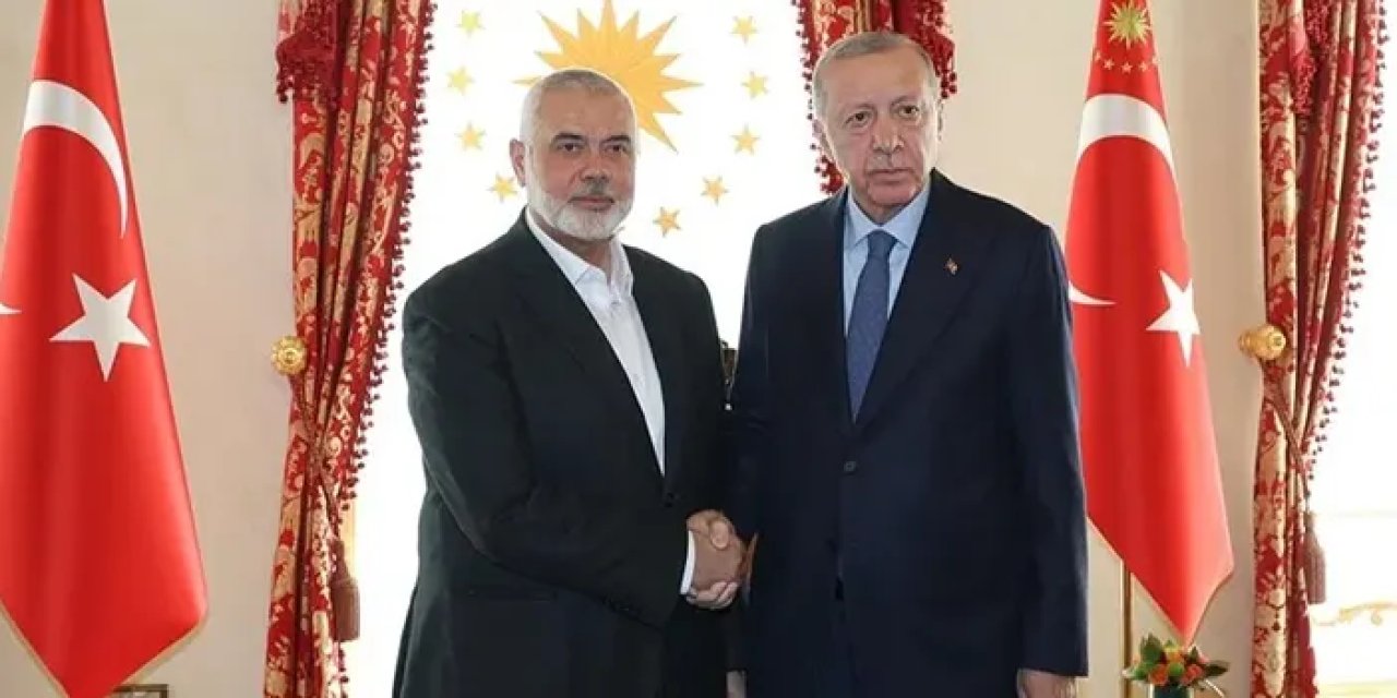 Cumhurbaşkanı Erdoğan, Hamas Lideri İsmail Heniyye ile Görüştü