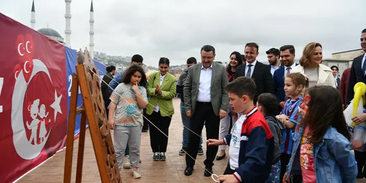 Trabzon'da 23 Nisan etkinliklerine yoğun ilgi!