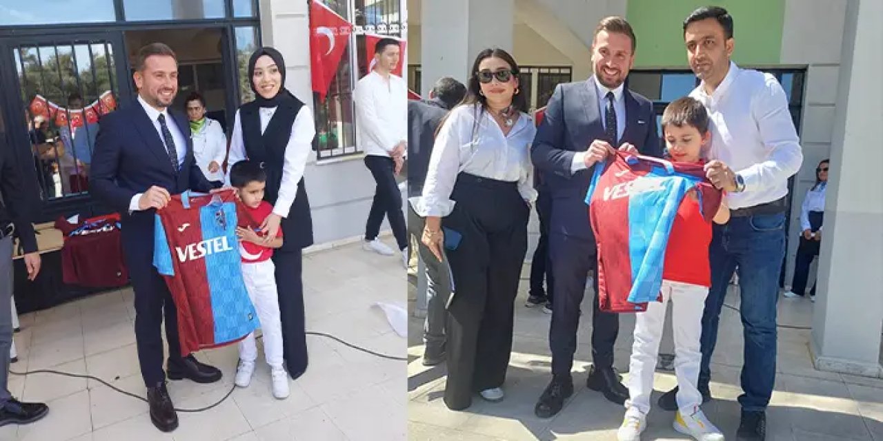 Trabzonspor Yönetim Kurulu Üyesi Yazıcı'dan 23 Nisan'da özel eğitimli çocuklara hediye