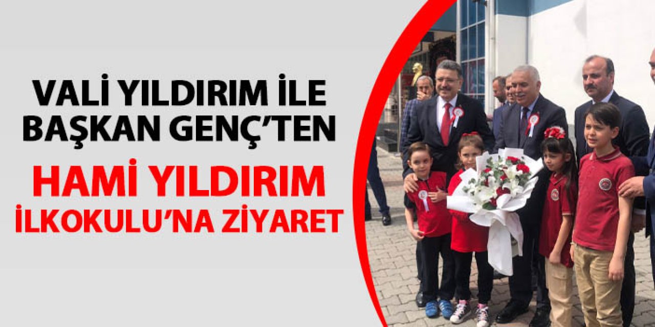Trabzon'da Hami Yıldırım İlkokulu'nda 23 Nisan coşkusu!