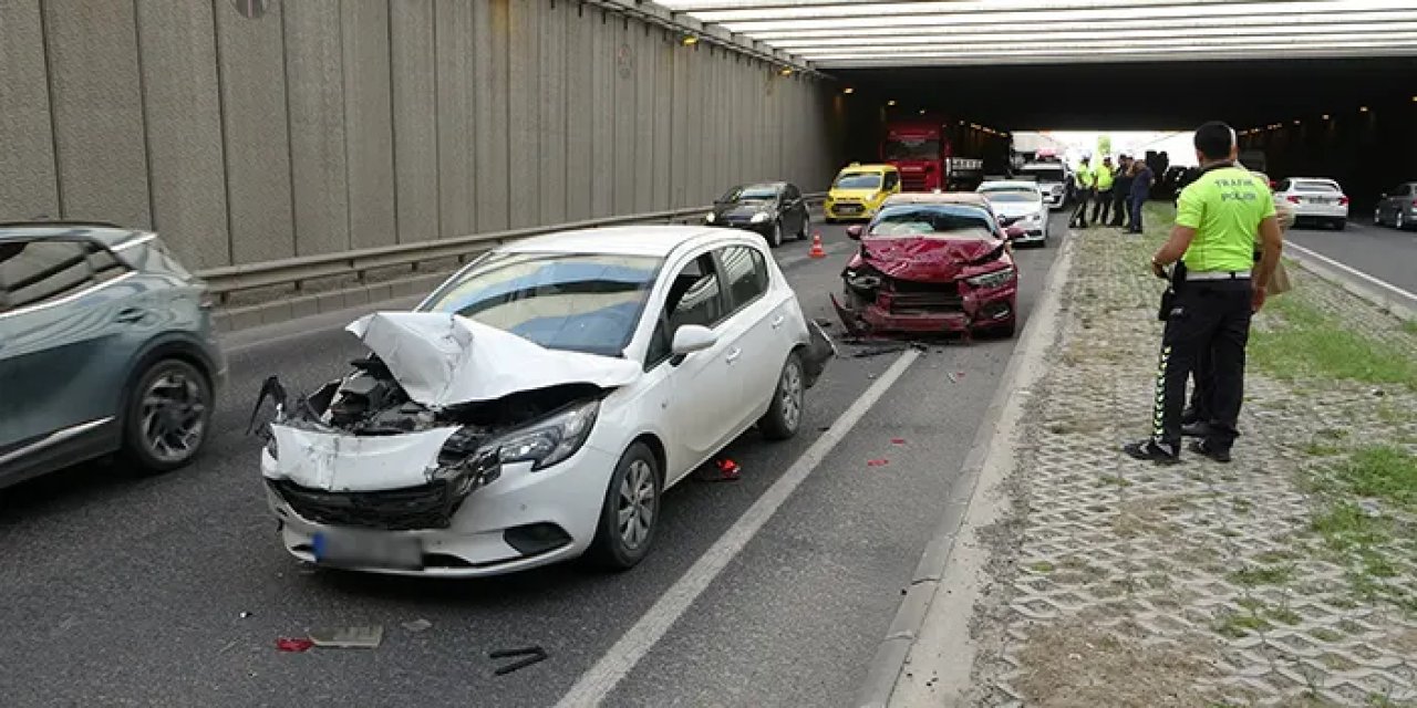 Malatya'da 5 araçlı kaza! 3 kişi yaralandı