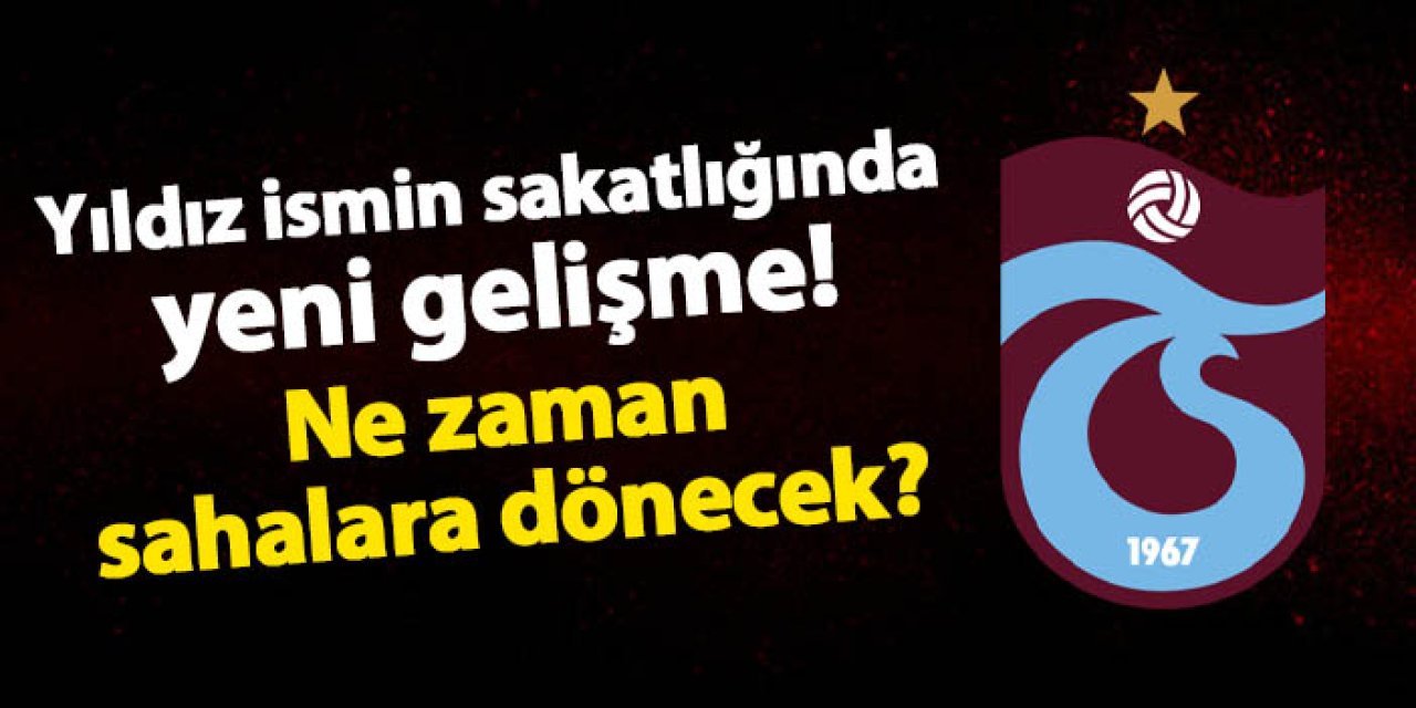 Trabzonspor'da Trezeguet gelişmesi! Ne zaman sahalara dönecek?