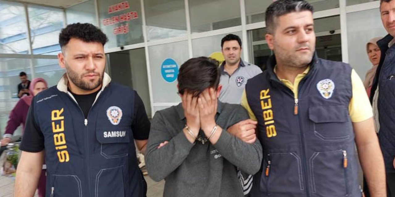 Samsun'da siber polisten müstehcenlik operasyonu: 3 kişi gözaltına aldını.
