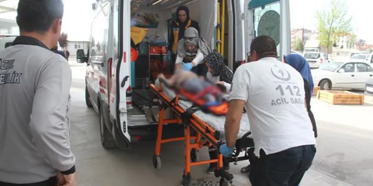 Konya'da 3 yaşındaki çocuk 3'üncü kattan düşerek yaralandı