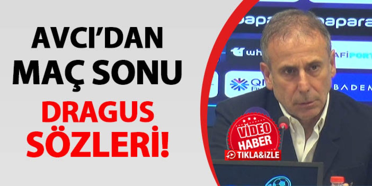 Trabzonspor'da Abdullah Avcı'dan Dragus sözleri! "İyi bir oyuncu..."