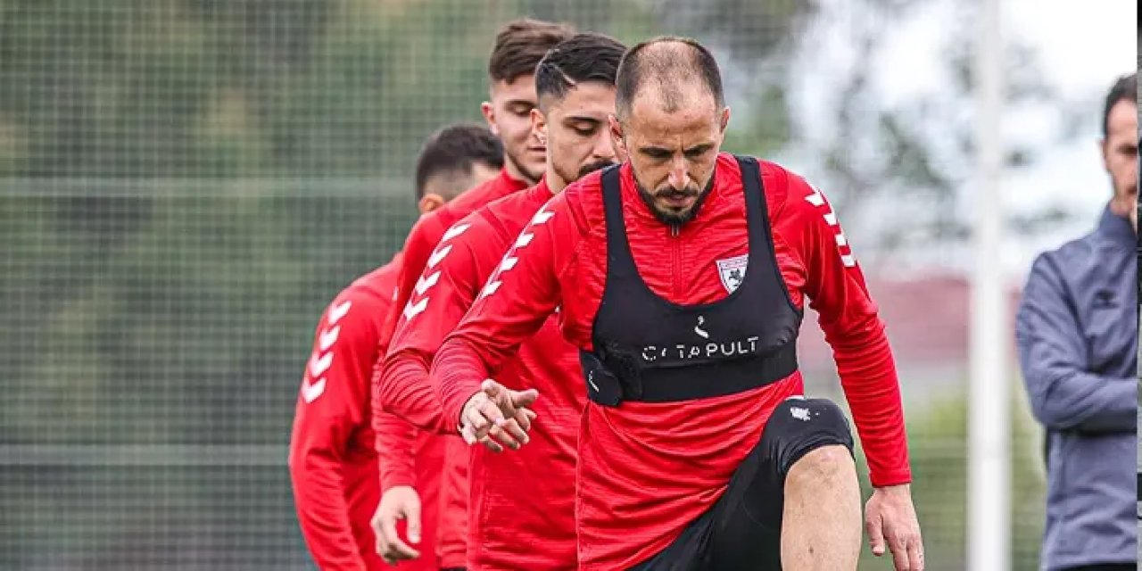 Trabzonspor'un rakibi Samsunspor'da hazırlıklar sürüyor: Slovak oyuncu antrenmanda yer almadı