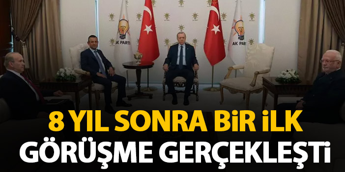 Cumhurbaşkanı Erdoğan ve CHP Genel Başkanı Özel sekiz yıl sonra ilk kez bir araya geldi