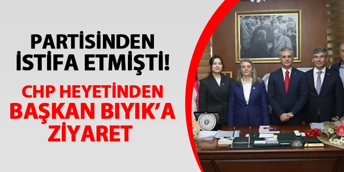 İYİ Parti'den istifa etmişti! CHP Trabzon'dan Yomra Belediye Başkanı Mustafa Bıyık'a ziyaret