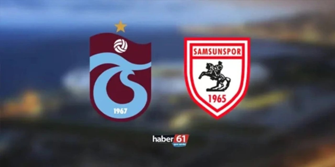 Trabzonspor'un Samsunspor maçı 11'i belli oldu