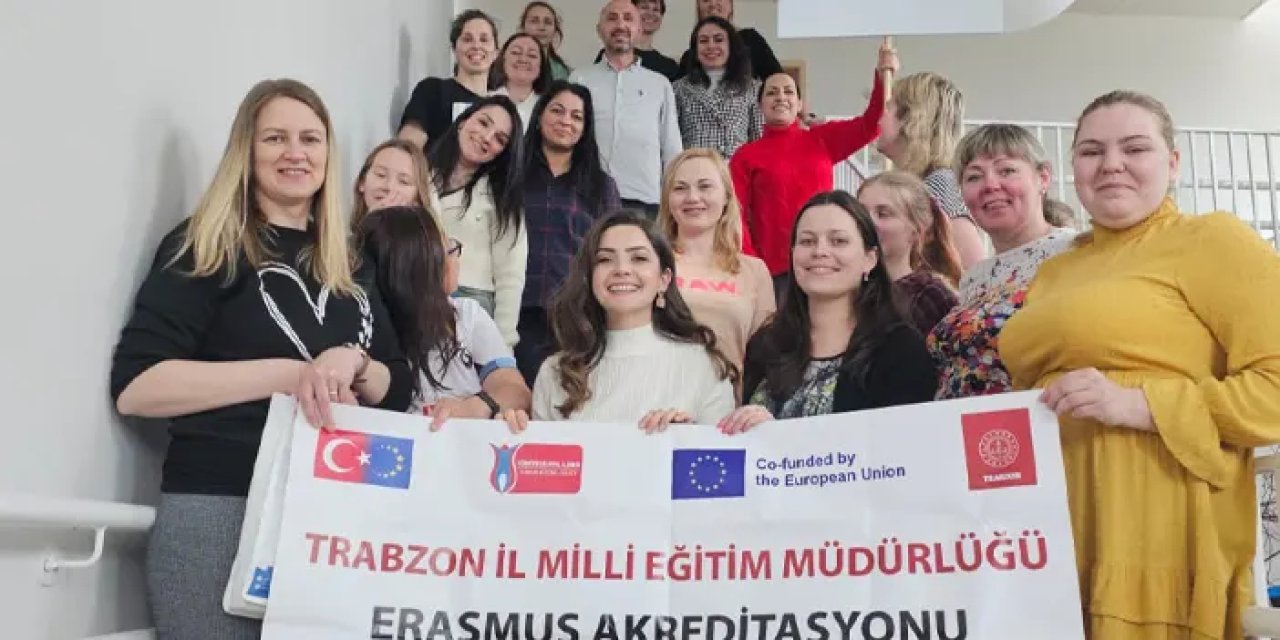 Trabzonlu öğretmen ve idareciler Estonya'da işbaşı gözlem faaliyeti gerçekleştirdi
