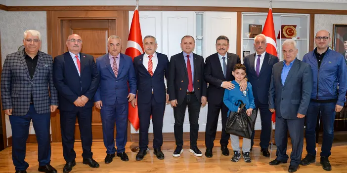 Trabzon Hemşehri Dernekleri Platformu'ndan Başkan Genç'e ziyaret