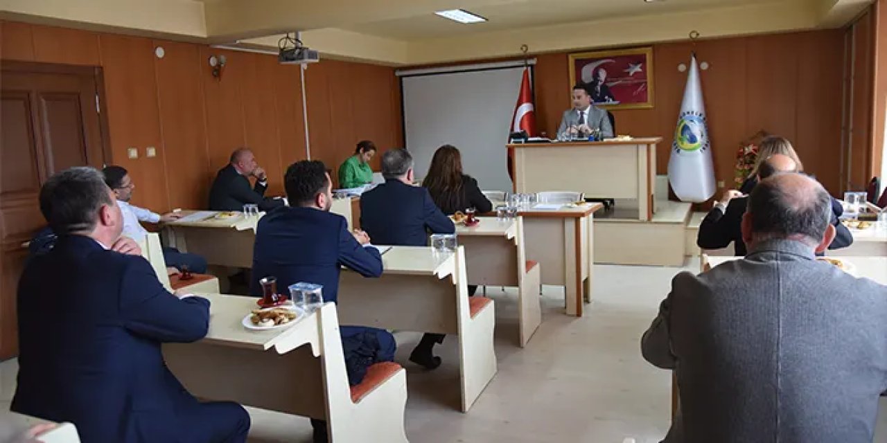 Giresun'un Görele Belediyesi'nde mayıs ayı meclis toplantısı yapıldı