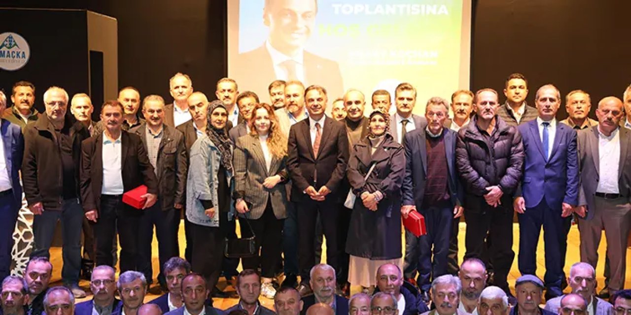 Trabzon'da Başkan Koçhan'dan muhtarlara "Birlikte çalışmaya devam edeceğiz" mesajı