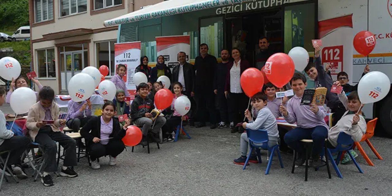 Trabzon'da öğrencilere 112 Acil Çağrı Merkezi'nin faaliyetleri anlatıldı