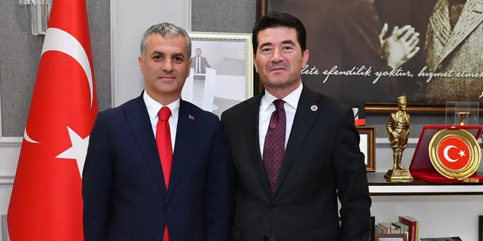 Yomra Belediye Başkanı Bıyık'tan Ortahisar Belediye Başkanı Ahmet Kaya'ya ziyaret